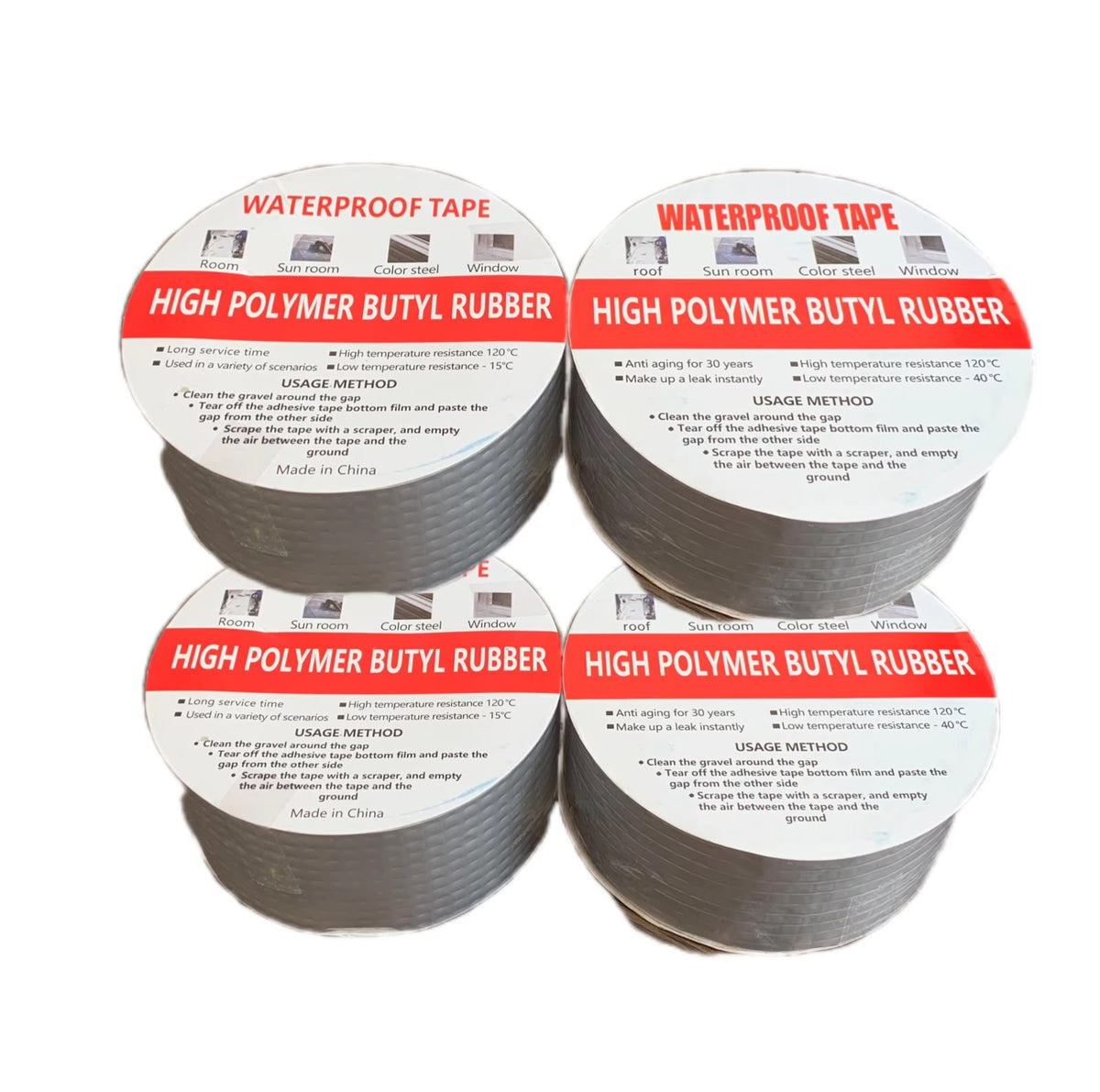 Strong butyl adhesive repair tape -15 years guarantee