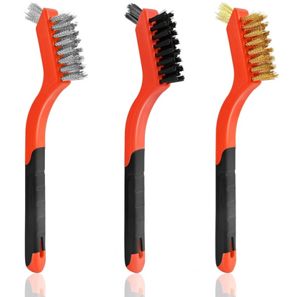 3 pieces wire cleaning brush