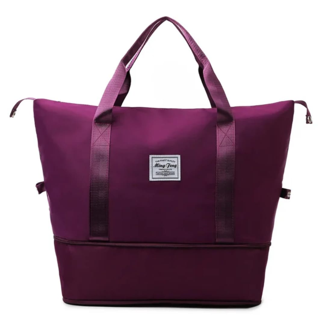 Large Capacity Waterproof Expandable Travel Bag . Dry with Wet Separation-available in a variety of colors