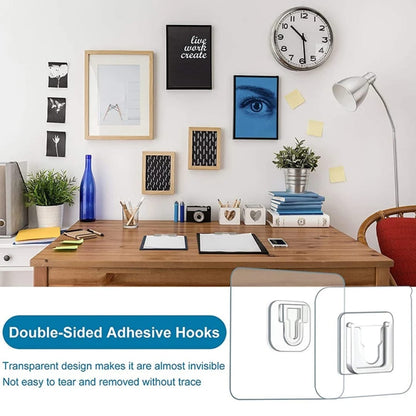 5 PAIRS STRONG  DOUBLE SIDED MOUNTING CLIPS