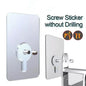 10 Pieces Punch Free Screw Mounting Hooks-Strong Adhesion