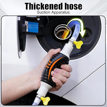 Multifunctional Liquid Siphon Pump, Large Diameter Manual Extractor for Gasoline-Home Use